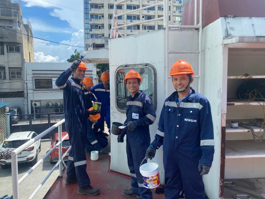 Seafarer training session