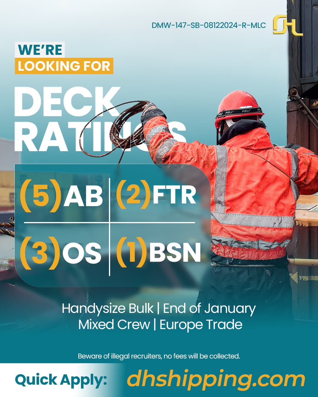 Deck Ratings Positions